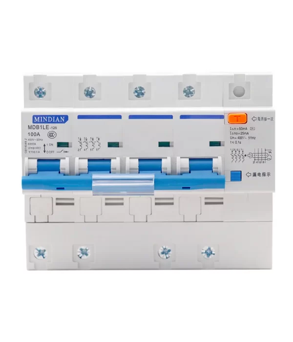 MOREDAY AC RCBO Breaker MDB1LE-125 C Type