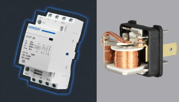 Contactors vs Relays