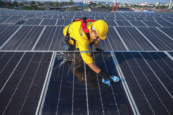 Cleaning Solar Panels