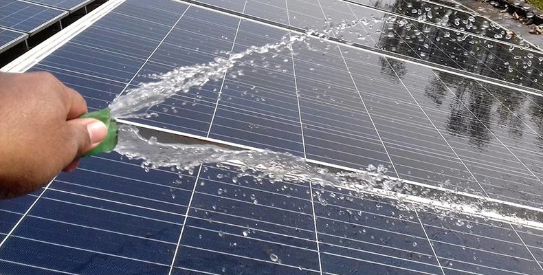 Cleaning Solar Panels