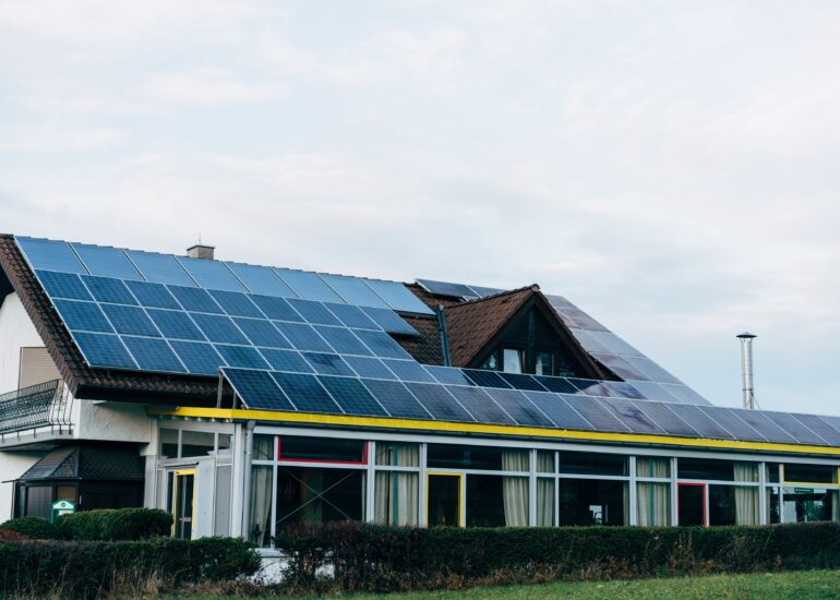 Solar panels convert sunlight into direct current (DC) electricity through the photovoltaic effect. They are usually installed in places with abundant sunlight, such as rooftops or open areas. Common types include monocrystalline silicon and polycrystalline silicon solar panels.