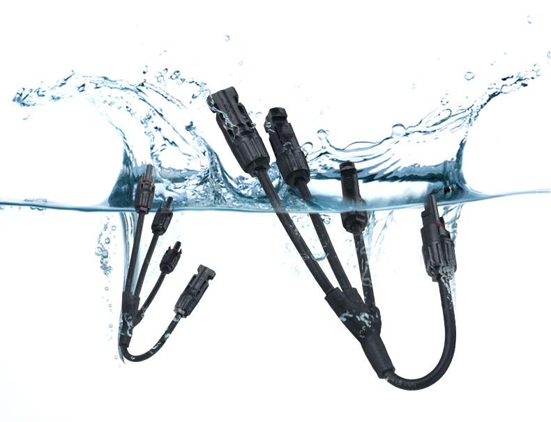 Designed for outdoor use, MC4 connectors usually feature an IP67 protection rating, ensuring they have high level of dust resistance, and can withstand immersion in 1 meter of water for 30 minutes. Good to use to connect between the solar panels and the combiner boxes or directly with certain supported inverter models.