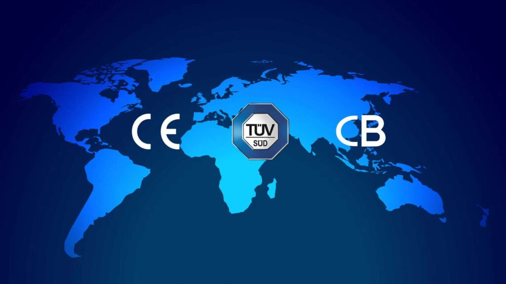 CE-CB-TUV-Certification